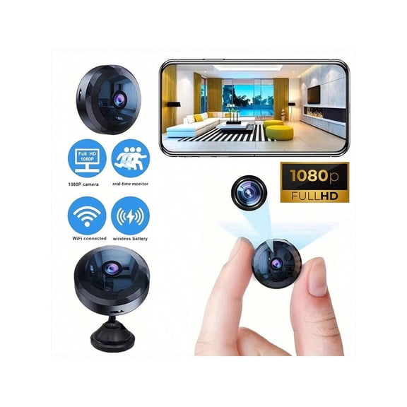1pcs Smart Wireless Camera, Mobile Remote App, Watch Anytime And Anywhere, Good Housekeeper Assistant, Wireless Camera, Can Be Viewed