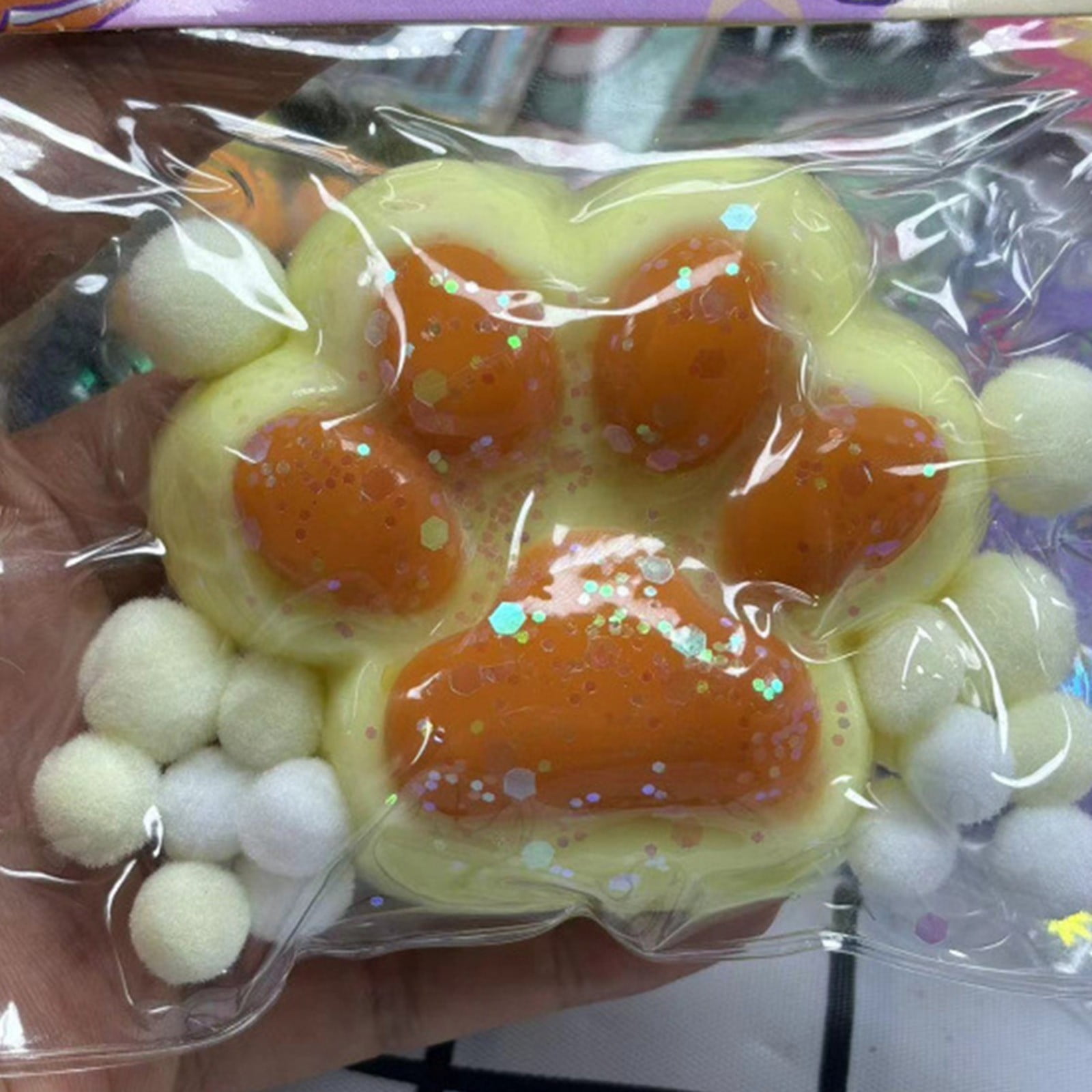 Novlect Things 1pcs Squishy Cat Paw Squishy Toys, Cute Kawaii fufu Squishies,Sticky ...