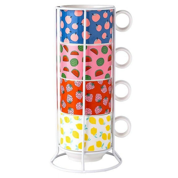 1pcs Stackable Ceramics Mug