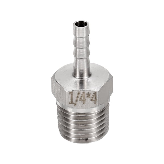 1pcs Stainless Steel Barbed Fitting 1/4" to 1/8" Hose ID Hose Fitting