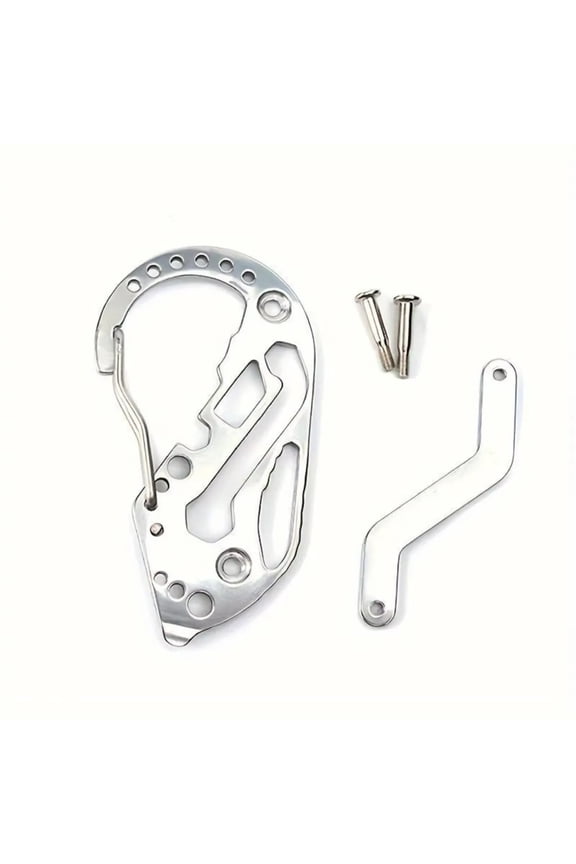 1pcs Stainless Steel Multi-Tool Keychain Screwdriver Bottle Opener Camping Gear
