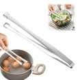 thumbnail image 1 of 1pcs Sugars Cubes Tong Stainless Steel Ice Cubes Clip Tong Multipurpose Long Handle Tweezers Bbq Food Serving Clamp Kitchen, 1 of 7