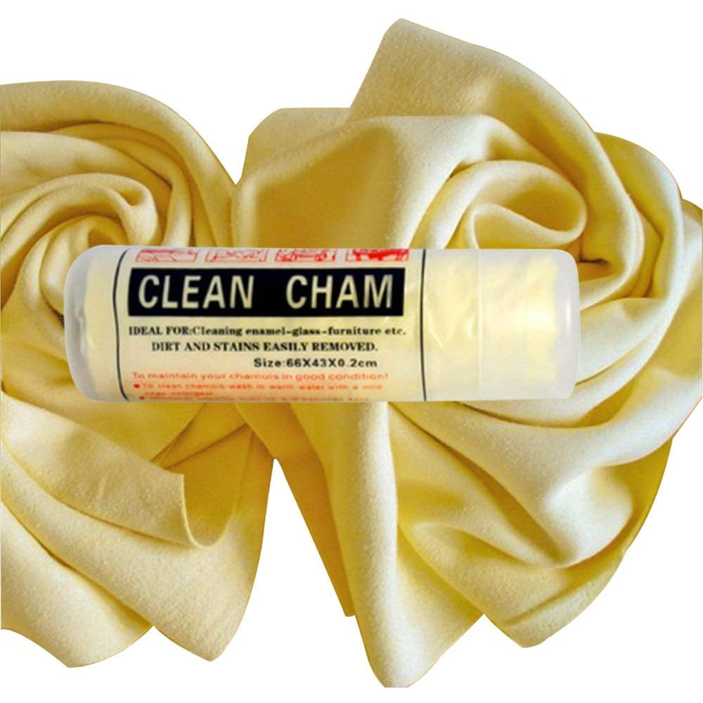 1pcs Synthetic Leather Chamois Dry Towel, Natural Cloth Fabric Drying