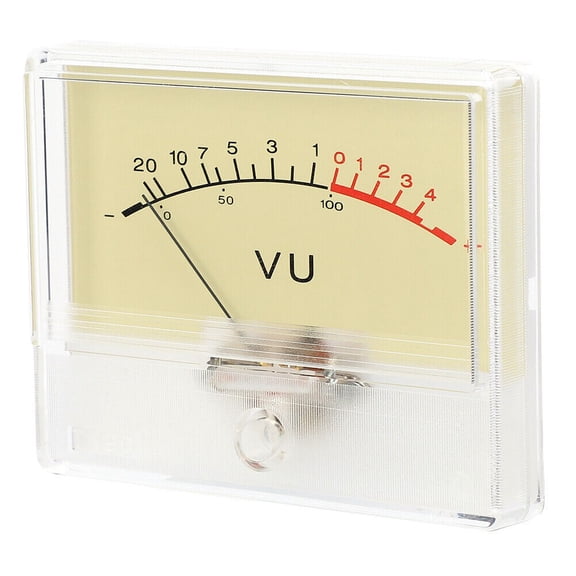 1pcs TN90 High Accuracy DB Level VU Meter Header With Light Bulb Audio