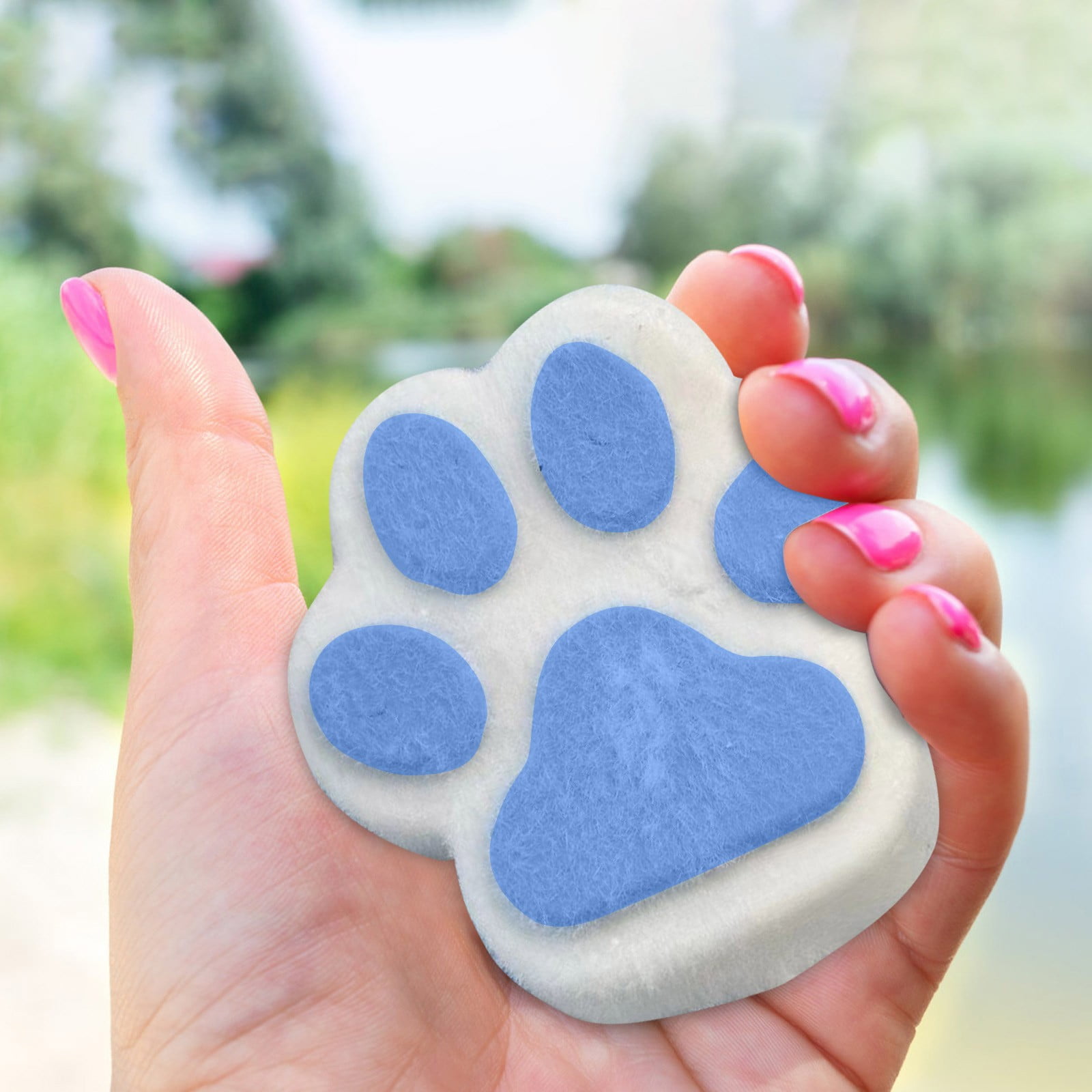 AYNKH Squishy Katzenpfoten – 2 Stück Grünes Anti-Stress-Spielzeug, Weiches Drück-Spielzeug Für Erwachsene