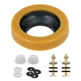 thumbnail image 1 of 1pcs Toilet Wax Ring Kit For Floor Outlet Toilets Toilet Seal Screws Toilet Installation Flange Sealing Ring, 1 of 6