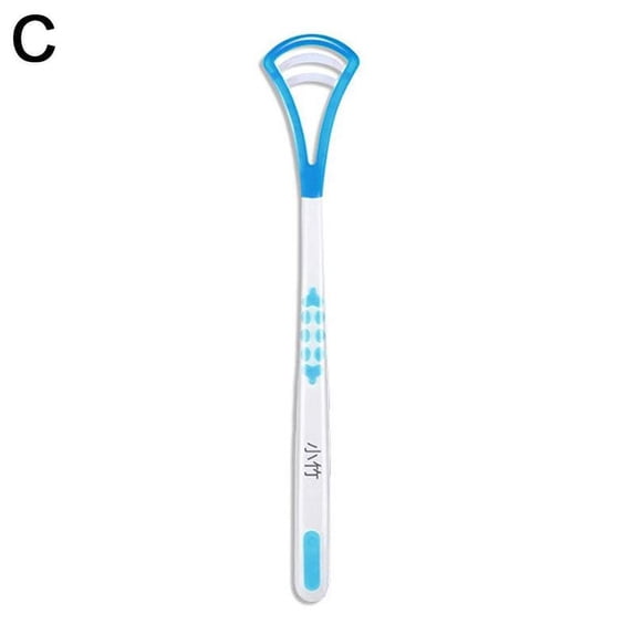 1pcs Tongue Cleaner Tongue Coating Tool Plastic Scraper Tounge Mouth Health New