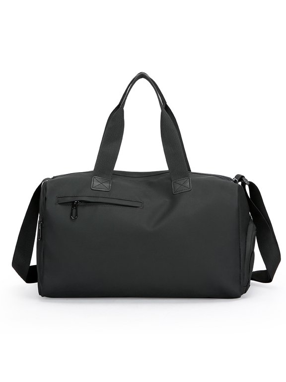 1pcs Travel Bag, Waterproof Tote Bags for Women Men, Hospital Bag for Labor and Delivery, Overnight Bag ,15.35*8.27*9.06in,Black