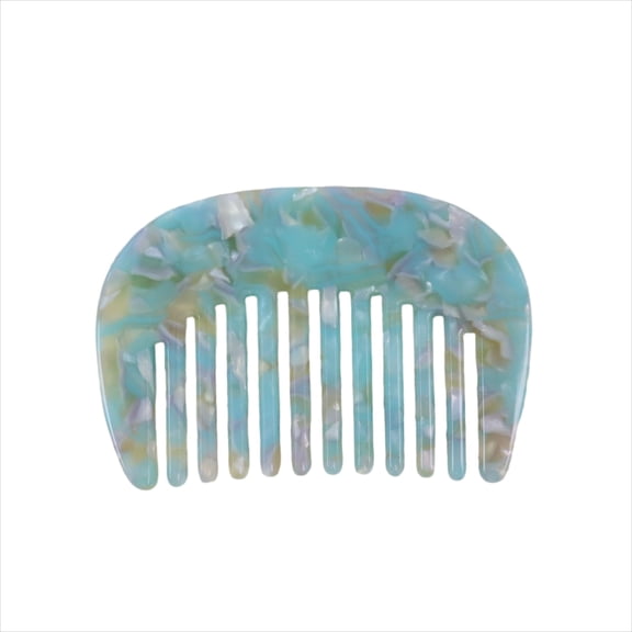 1pcs U-Shaped Hair Comb, Acetate Marble Texture Hairpin for Women and Men