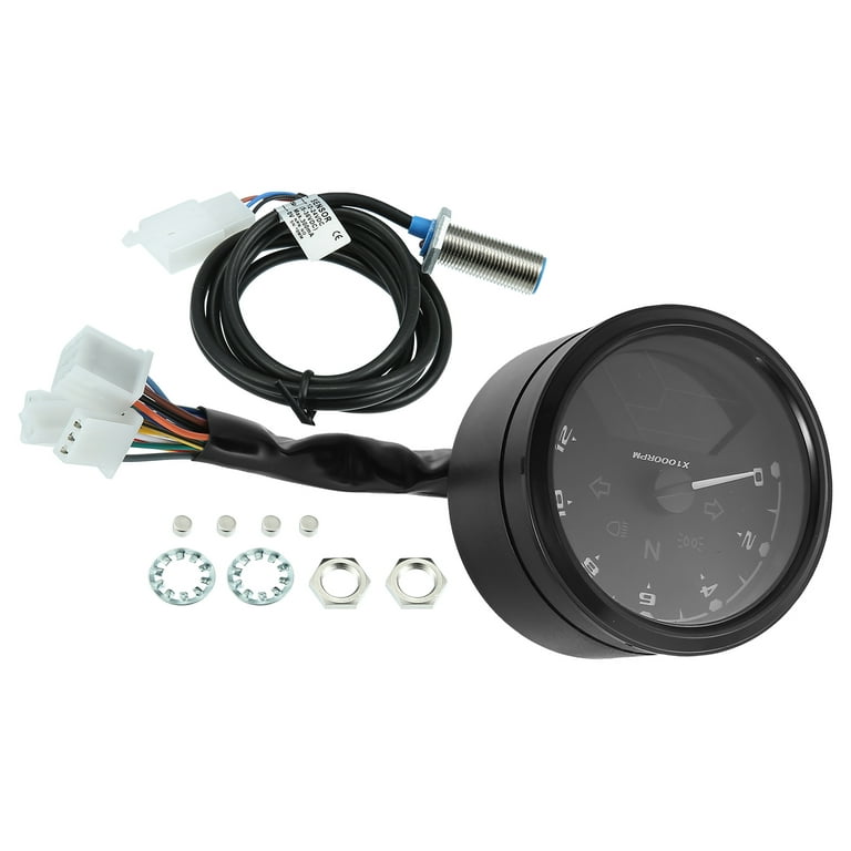 Universal LCD Digital Motorrad Tachometer Tachometer Racer