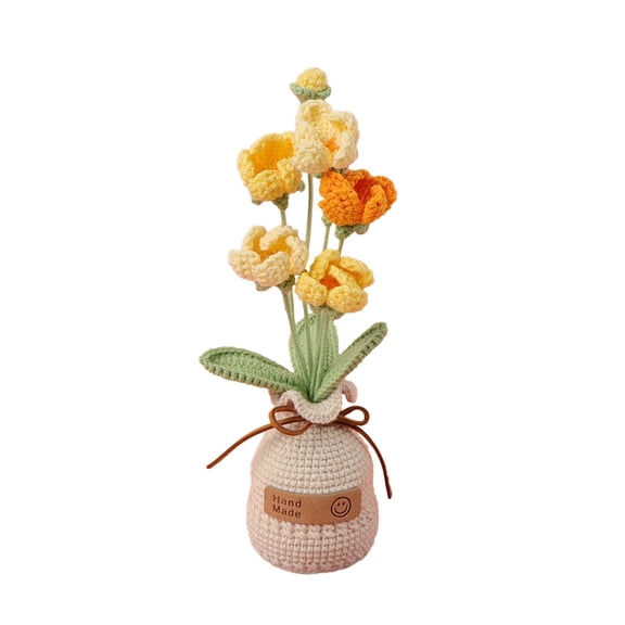 1pcs Vibrant Sunflower Bouquet - Artificial Flowers for Winter Xmas Christmas Home Decor - Hand-Woven, Realistic, Potted, Creative Ornaments for Indoor Space