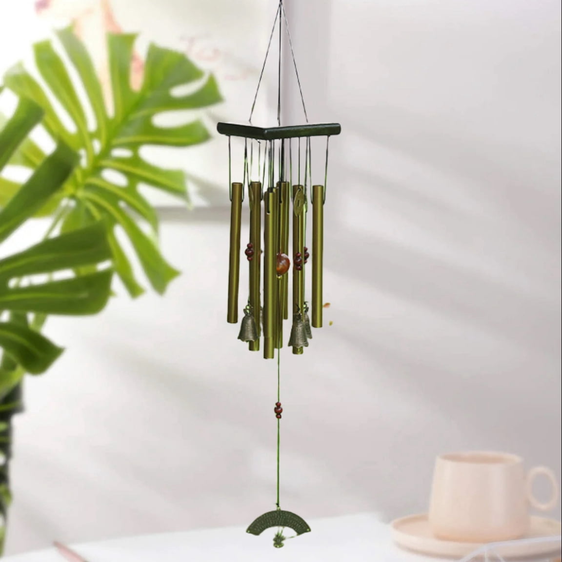 1pcs Wind Chimes Outdoor Decor,Tone Soothing Melodic Tones Windchimes, Wind Chimes for Outside, Memorial Wind Chime Best Gift for Mom Women Grandma Neighbors，Fan