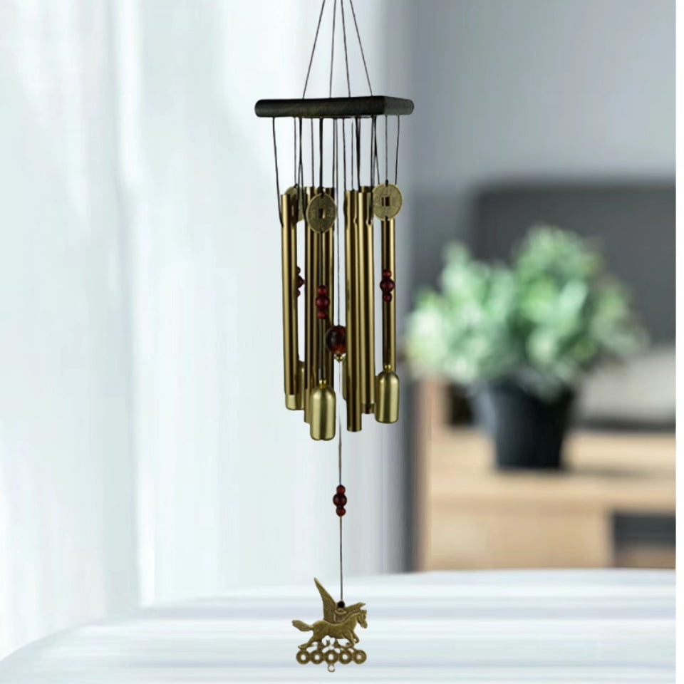 1pcs Wind Chimes Outdoor Decor,Tone Soothing Melodic Tones Windchimes, Wind Chimes for Outside, Memorial Wind Chime Best Gift for Mom Women Grandma Neighbors，Pegasus