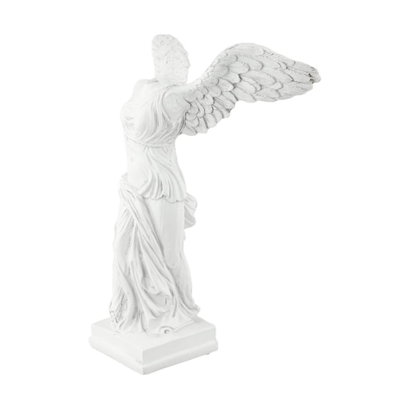 1pcs Winged Victory Of Samothrace Statue Resin Victory Goddess Sculpture For Home Living Room Desktop Ornament Decoration E5-181513 Smile Home