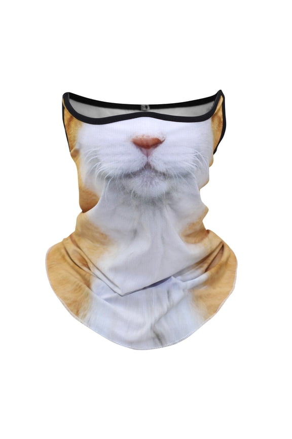 1pcs Winter Balaclava Cat Ski Mask Windproof With Ears Cute Full Face Animal Ski Face Mask For Outdoor Hiking Riding Bar,Music Festivals Party Raves Halloween