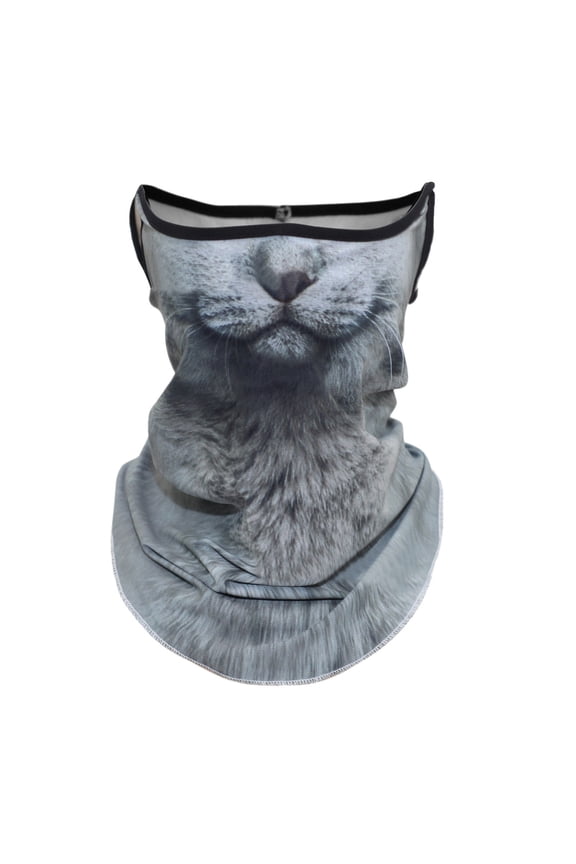 1pcs Winter Balaclava Cat Ski Mask Windproof With Ears Cute Full Face Animal Ski Face Mask For Outdoor Hiking Riding Bar,Music Festivals Party Raves Halloween