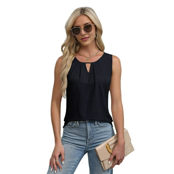 1pcs Womens Sleeveless Tank Top Black L To prevail in kind