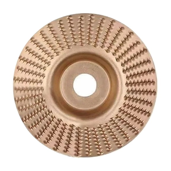 1pcs Wood Carving Disc Set Angle Grinder Polishing Pads Sharp Abrasive Tools for Wood Surface Grinding Carving and Polishing Processing Work 10cm/3.94in(Curved Surface)