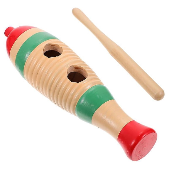 1pcs Wood Fish Shaped Guiro