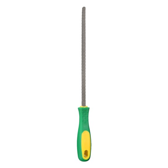 Uxcell 1Pcs Wood Rasp File 8" Steel Square Rasp File with Plastic Handle Gray