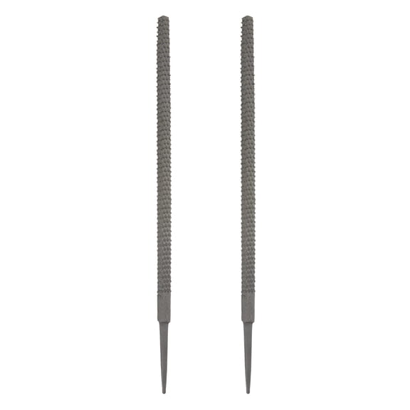 1pcs Wood Rasp File 6" Steel Flat Medium Cut File Rasp without Handle for Woodworking Sharpening Wood Tool, Gray
