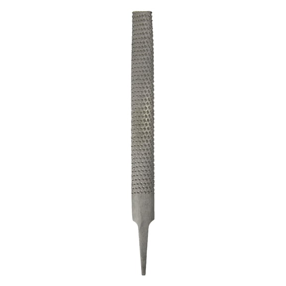 1pcs Wood Rasp File 6" Steel Flat Medium Cut File Rasp without Handle for Woodworking Sharpening Wood Tool, Gray