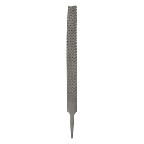 1pcs Wood Rasp File 6" Steel Flat Medium Cut File Rasp without Handle for Woodworking Sharpening Wood Tool, Gray