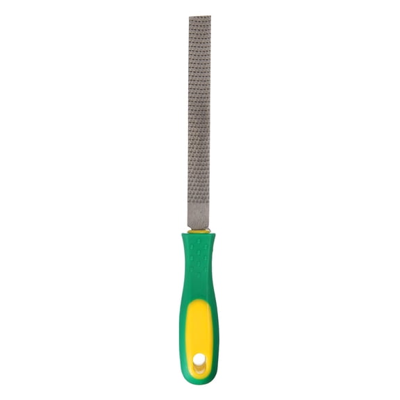 1pcs Wood Rasp File 6" Steel Flat Medium Cut File Rasp without Handle for Woodworking Sharpening Wood Tool, Gray