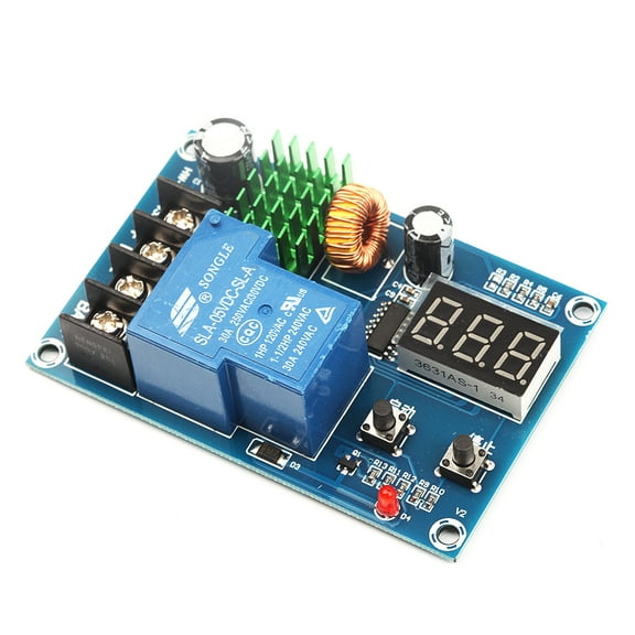 1pcs XH-M604 Lithium Battery Charging Control Board DC 6-60V Li-ion Lead Acid Battery Charge Protection 12V Digital Voltmeter