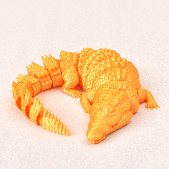 1pcs Yarrow 35cm 3D Printed Crocodile Figurine Dragon