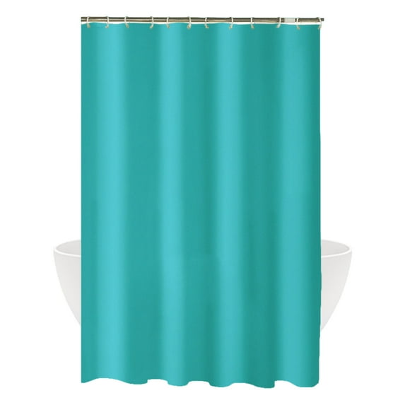 1pcs four-color optional thickened opaque shower curtainblue
