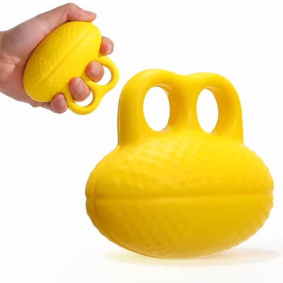 1pcs highly elastic PU grip ball, highly elastic hand strength training model, egg-shaped grip ball