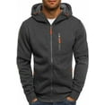 thumbnail image 1 of 1pcs hooded sweatshirt--dark gray-dark gray, 1 of 5