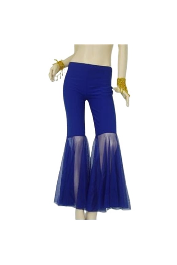 1pcs/lot Woman Belly Dancing Pants Patchwork Dancing Pants Lady Trumpet Long Pants
