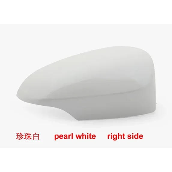 1pcs pearl white R-For Toyota Corolla 2014 2015 2016 2017 2018 Car Accessories Rearview Mirrors Cover Rear View Mirror Shell Housing Color Painted