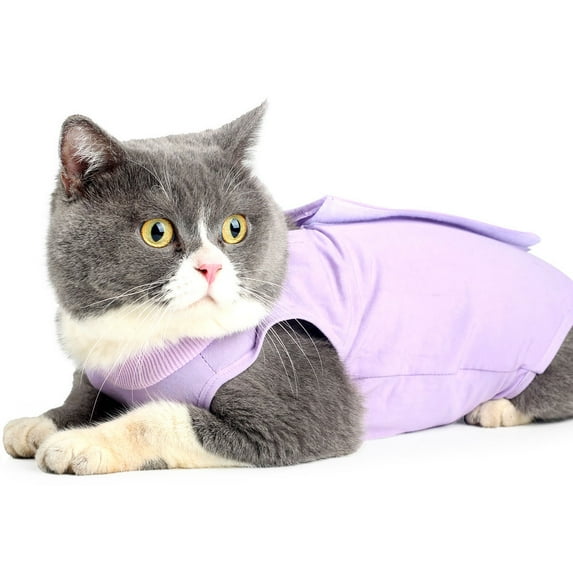 1pcs pet clothing Cat spay/neuter suit weaning postoperative suit recovery suit mother cat postoperative rehabilitation-S