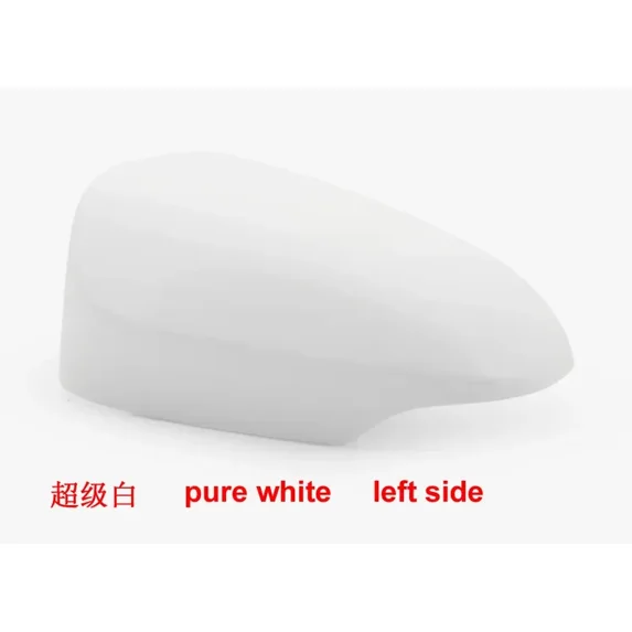1pcs pure white L-For Toyota Corolla 2014 2015 2016 2017 2018 Car Accessories Rearview Mirrors Cover Rear View Mirror Shell Housing Color Painted