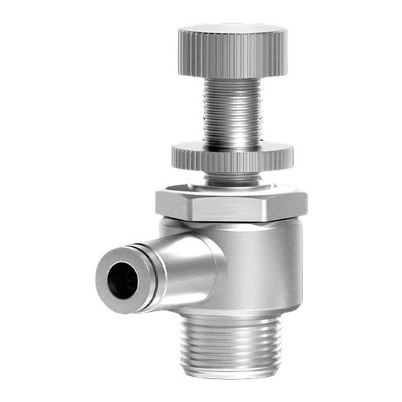 1pcs speed regulating throttle valve M5, 1/8, 1/4, 1/2, 3/8: quick connection