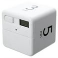 thumbnail image 1 of 1pcs white cube timer kitchen cooking soup cooking timer time management reminder and countdown setting (prepare 2 AAA batteries by yourself), 1 of 13