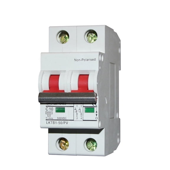 1piece/lot 2P DC Mini Isolator Switch Icu 6KA DC500V MCB Solar Energy Pv Solar Dc Switch Dc Controller DC Circuit Breaker ,User-Friendly