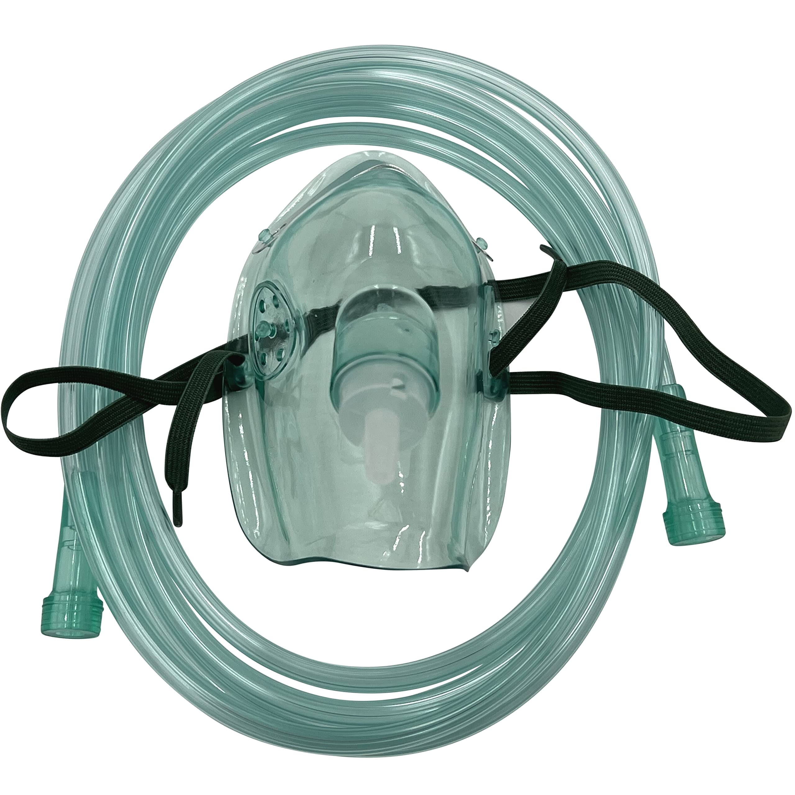 1pk Adult Oxygen Mask w/6.8Ft Crush Resistant Tubing