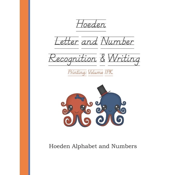 1pk: Hoeden Letter and Number Recognition & Writing : Volume 1PK (Series #1) (Paperback)