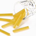thumbnail image 1 of 1pound Glass Bugle Beads Round Hole Opaque Colours Gold 28x3mm Hole: 1.4mm about 850pcs/pound, 1 of 5