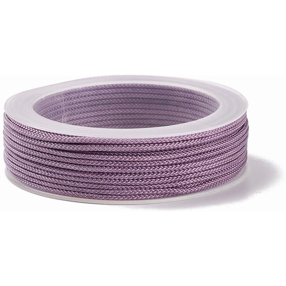 1roll 1 Roll 21.87 Yards(20m) 1mm Nylon Threads Bead Thread Knotting Cord Stringing Materials for DIY Bracelets Necklace Beading Jewelry Making and Crafts 1roll Thistle