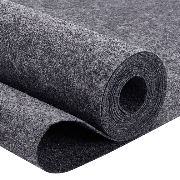 1roll 10 Feetx15.75 Inch Felt Fabric rolls Felt Non-Woven sheet 0.1cm Thick Dark Gray Felt Polyester Felt for Crafts Quilting Sewing Garments Polyester