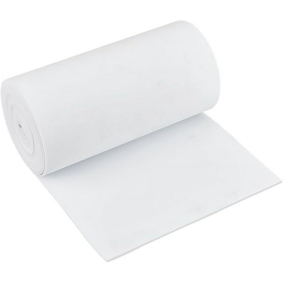 1roll 157.4 inch White EVA Foam Sheets Roll 7.8inch Wide Foam Seal Strips for Arts and Crafts Supplies Cosplay Costumes and House Decorations 2mm Thick White