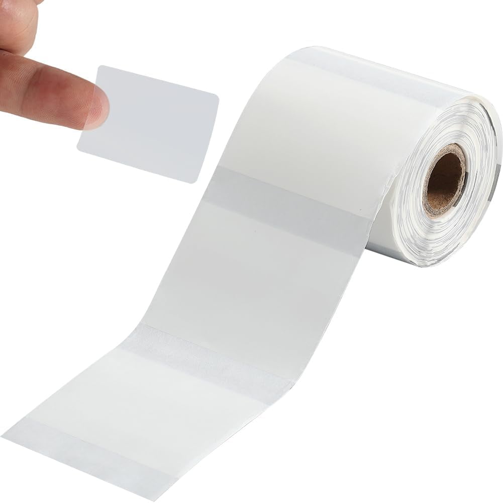 1roll 200pcs Rectangle Paper Thermal Printable Label Stickers Self ...