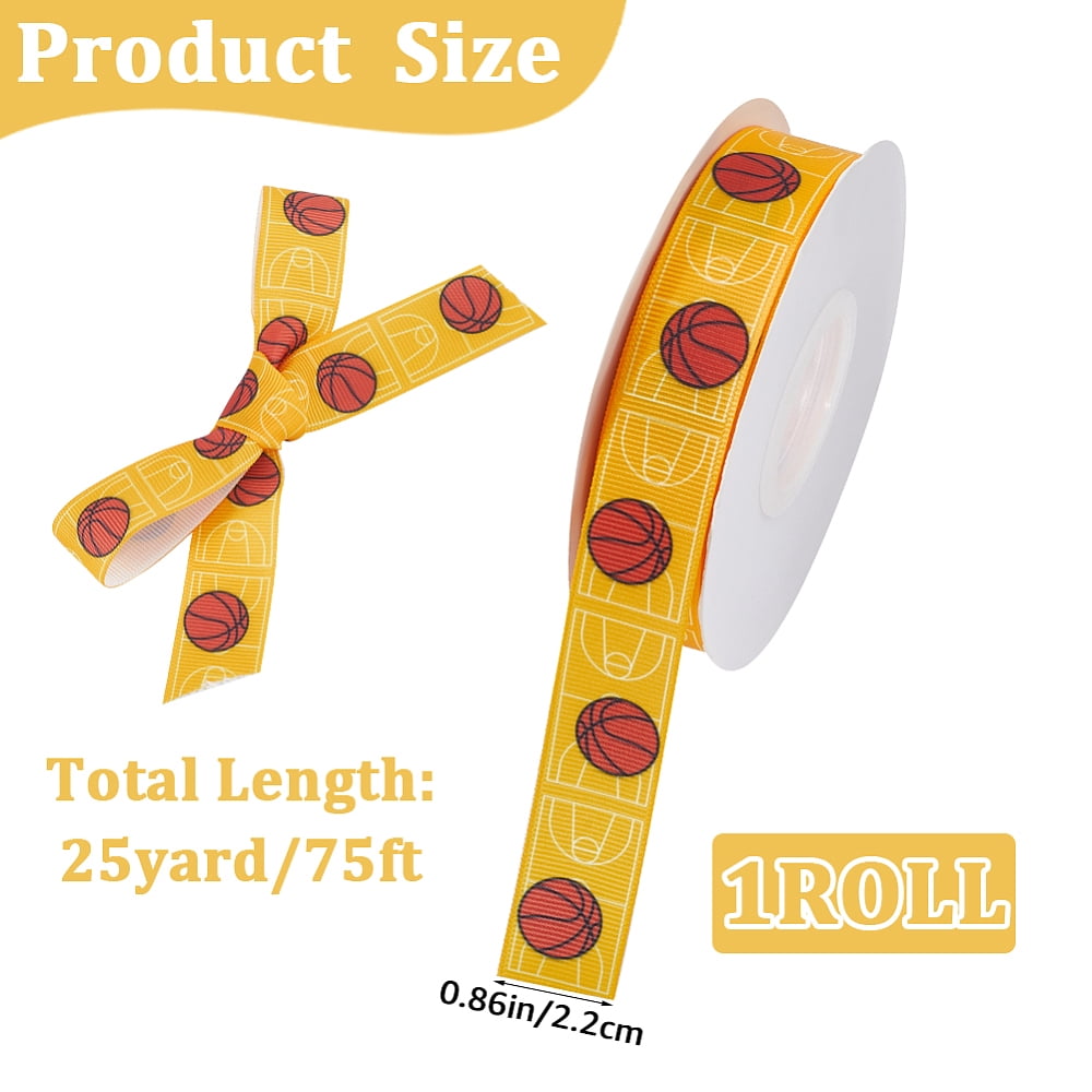 Basketball With Ribbon 1roll 25 Yards 7/8