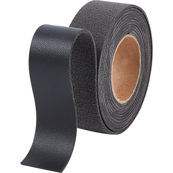 1roll 2M PVC Imitation Leather Ribbons for Clothes bag Making Black 25mm 2.19 Yards(2m)/Roll DIY