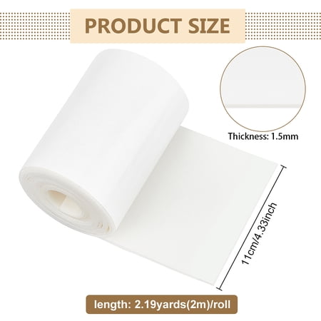 1roll 78.7 * 4.3 inch Beige Non Slip Furniture Pads Adhesive Rubber Sticky Pads for Furniture Table Legs Chair Armchair Sofa Vase